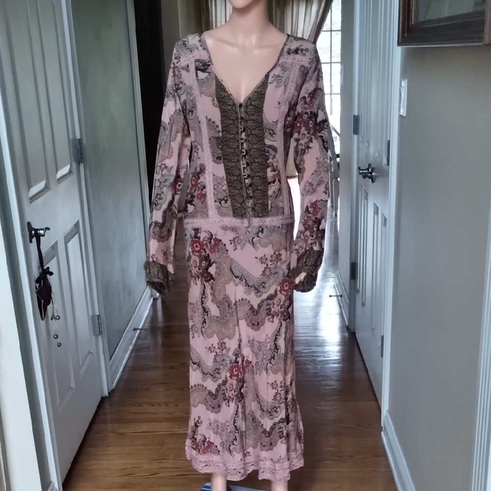 Plenty 100% Silk Maxi Dress